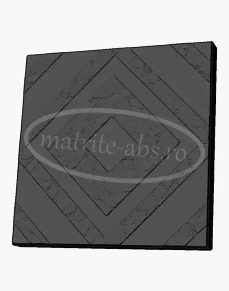 Model 3D pentru pavaj GeoCore cu design geometric
