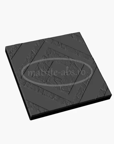 Model 3D pentru pavaj GeoCore cu design geometric
