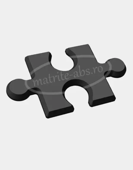 Matrita ABS model Puzzle pentru placa decorativa, vedere dintr-un alt unghi
