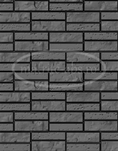 Detaliu al unui perete decorativ cu placi Small Bricks V2, imbinare perfecta intre travertin si piatra sparta.