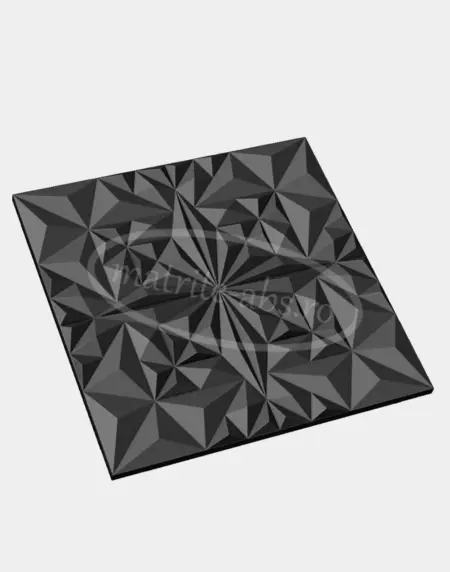 Matrita ABS model Star pentru placa decorativa, vedere alternativa
