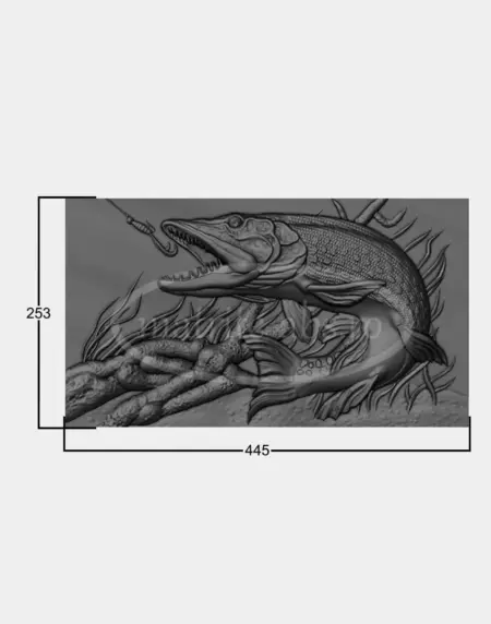 Placi decorative realizate cu matrita ABS model Stiuca, prezentand un design 3D realist