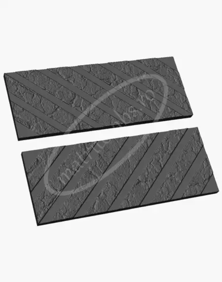 Matrite 3D StriaCore vazute de sus