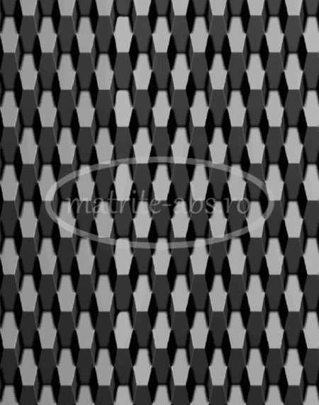 Simulare perete placat vertical cu model HexLine, design geometric tridimensional pentru interior