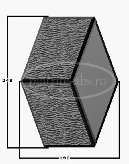 Dimensiuni matrita ABS FusionHex pentru pavaj geometric