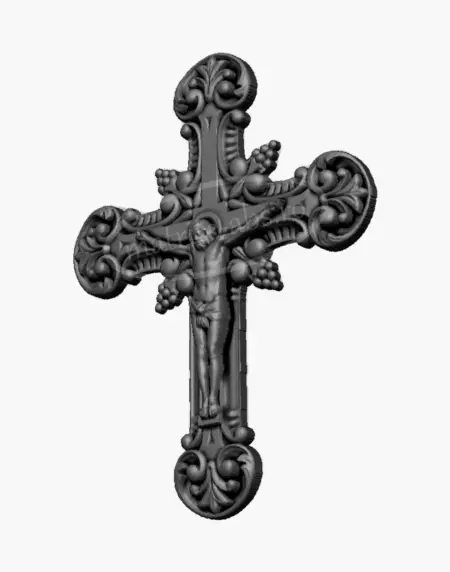 Matrita Crucea Mantuirii - vedere oblica ce evidentiaza adancimea reliefului